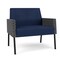 Lesro Mystic Lounge Reception Bariatric Chair, Black, MD Ink Back, MD Ink Seat, RS Echo Arm Panels ML1401 - alternate 1